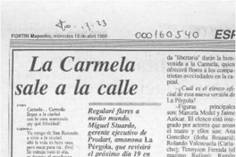 La Carmela sale a la calle  [artículo] The Búho.