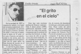 "El grito en el cielo"  [artículo] Emilio Oviedo.
