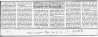 Poesía en la cárcel  [artículo] Mario Ferrero.