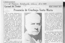 Presencia de Cruchaga Santa María