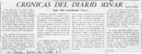Crónicas del diario soñar  [artículo] Juan José Irarrázaval Yáñez.