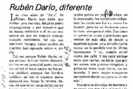 Rubén Darío, diferente  [artículo] S.
