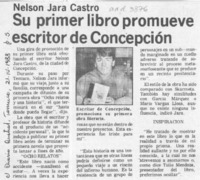 Su primer libro promueve escritor de Concepción