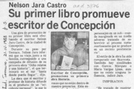 Su primer libro promueve escritor de Concepción