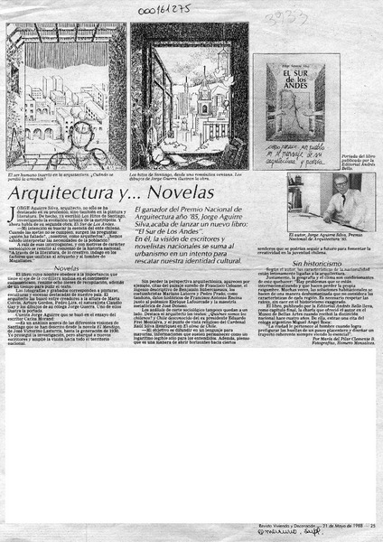 Arquitectura y -- novelas  [artículo] María del Pilar Clemente B.