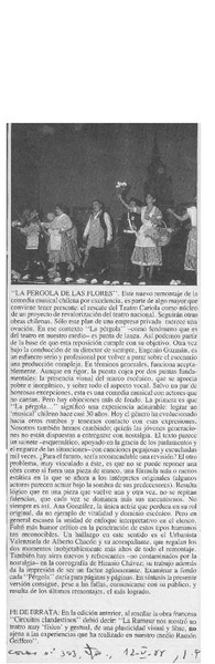 "La pérgola de las flores"  [artículo] Pedro Labra.