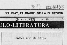 "Versos a mi puerto"  [artículo] Luis E. Aguilera.