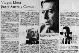 Vargas Llosa entre Sartre y Camus