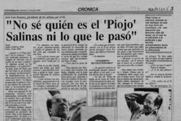 "No sé quién es el 'Piojo' Salinas ni lo que le pasó"  [artículo] Sergio Gutiérrez Patri.
