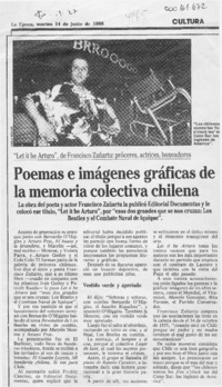 Poemas e imágenes gráficas de la memoria colectiva chilena  [artículo].