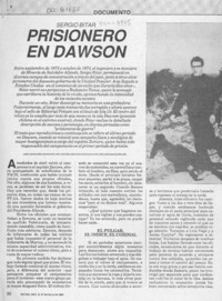Prisionero en Dawson  [artículo].