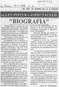 "Biografía"  [artículo] Luis E. Aguilera.