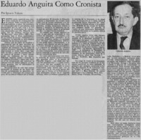Eduardo Anguita como cronista