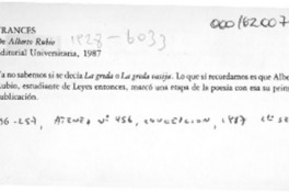 Trances  [artículo] Carlos Ruiz-Tagle.