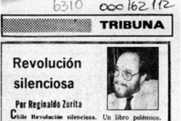 Revolución silenciosa  [artículo] Reginaldo Zurita.