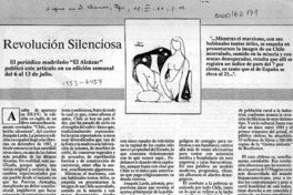 Revolución silenciosa  [artículo] Emilio de la Cruz Hermosilla.