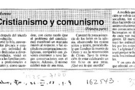 Cristianismo y comunismo  [artículo] Inés Moreno.