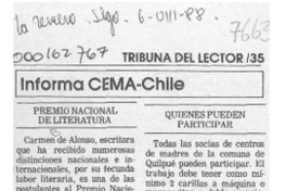 Informa Cema-Chile  [artículo].