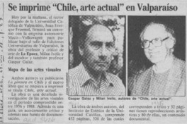 Se imprime "Chile, arte actual" en Valparaíso