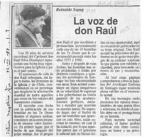 La voz de don Raúl