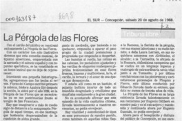 La pérgola de las flores  [artículo] Julio Muller Rivera.