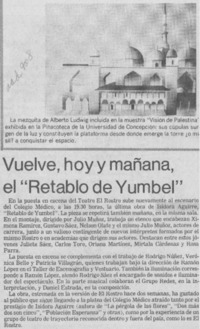 Vuelve, hoy y mañana, el "Retablo de Yumbel"