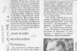 José Arraño escribe sobre Pichilemu  [artículo].