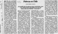 Pobreza en Chile  [artículo] Juan Pablo Lira B.