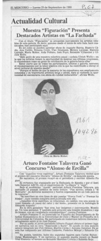 Arturo Fontaine Talavera ganó concurso "Alonso de Ercilla"