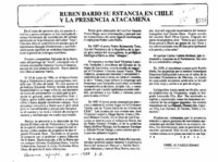 Rubén Darío su estancia en Chile y la presencia atacameña  [artículo] Oriel Alvarez Gómez.