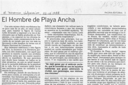 El hombre de Playa Ancha  [artículo] Luciano Figueroa C.