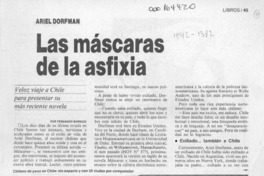 Las máscaras de la asfixia  [artículo] Fernando Barraza.
