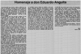 Homenaje a don Eduardo Anguita
