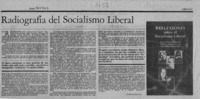 Radiografía del socialismo liberal  [artículo] Cristián Garay Vera.