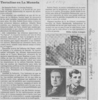 Tertulias en La Moneda