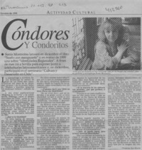 Cóndores y condoritos  [artículo] Christian San Martín