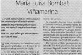 María Luisa Bombal, viñamarina
