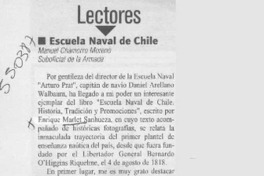 Escuela Naval de Chile  [artículo] Manuel Chamorro Moreno