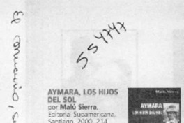 Aymara, los hijos del sol  [artículo]