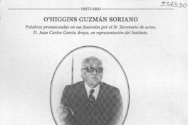O'Higgins Guzmán Soriano  [artículo]