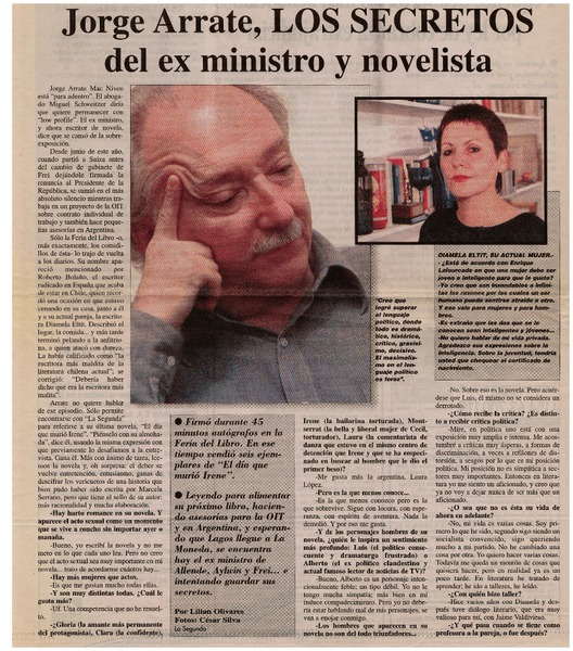 Jorge Arrate, los secretos del ex ministro y novelista