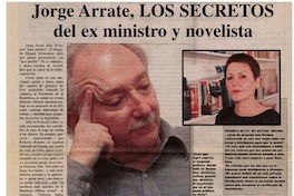 Jorge Arrate, los secretos del ex ministro y novelista