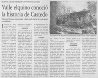 Valle elquino conoció la historia de Castedo