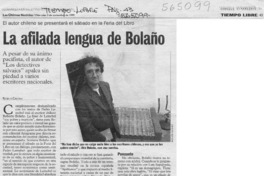 La afilada lengua de Bolaño  [artículo]