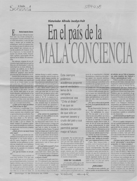 En el país de la mala conciencia  [artículo] María Eugenia Camus