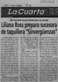 Liliana Ross prepara sucesora de taquillera "Sinvergüenzas"  [artículo]