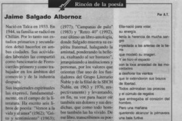 Jaime Salgado Albornoz  [artículo] A. T.