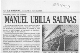 Manuel Ubilla Salinas  [artículo]