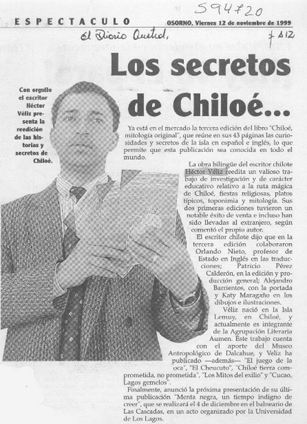 Los secretos de Chiloé  [artículo]