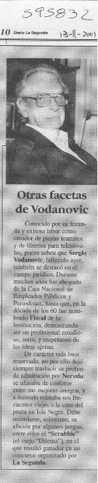 Otras facetas de Vodanovic  [artículo]